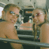On our way to the boat ride and coral reef snorkeling, looking hot I might add